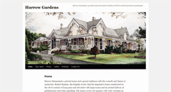 Desktop Screenshot of harrowgardens.com